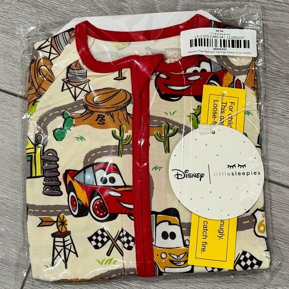NWT Little Sleepies Disney Pixar Cars Radiator Springs Zippy 6-12M - Picture 1 of 2